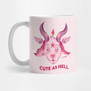 Cute as hell Baphomet Strawberry Mug